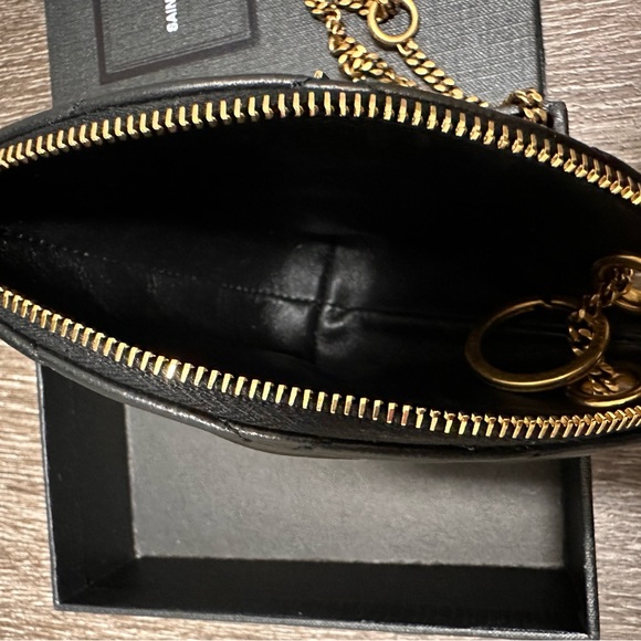 NWT - SADE TRIANGLE COIN PURSE IN LAMBSKIN - Picture 4 of 15